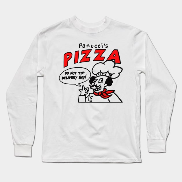 Panucci's Pizza Long Sleeve T-Shirt by karlangas